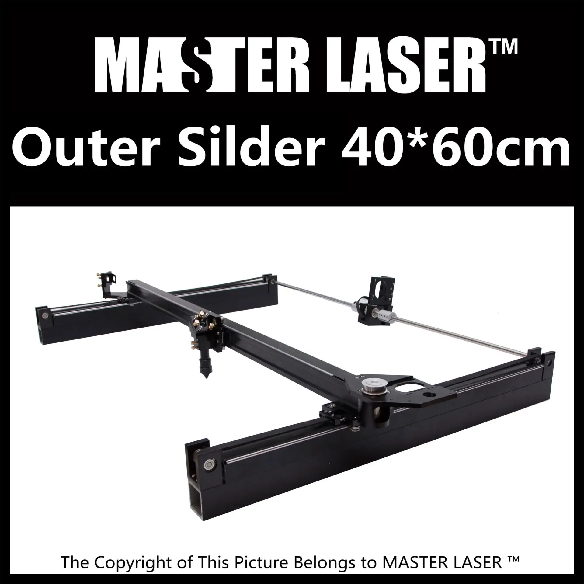 

600*400 WORKING AREA laser engraving machine outside sliders mechanical parts laser head heads CO2