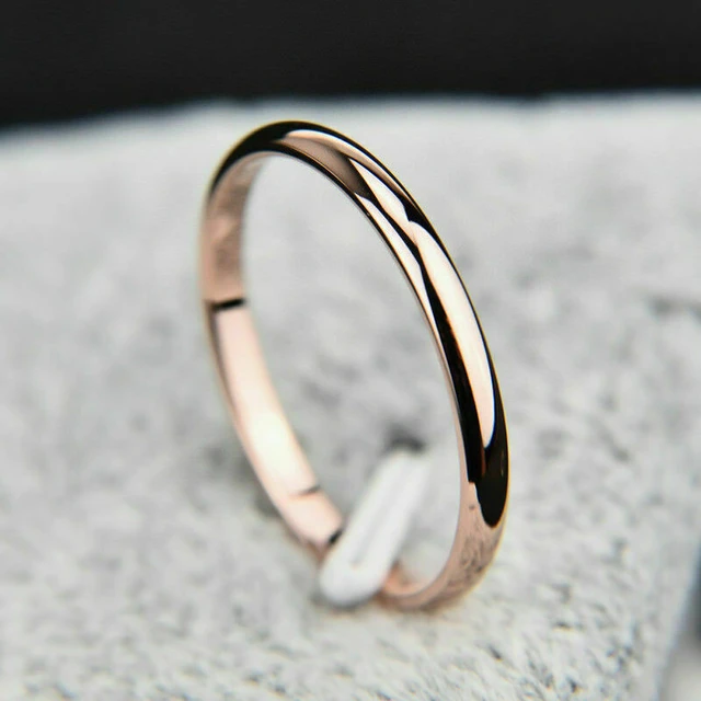 Plain Gold Band Ring @ Jewel Hub