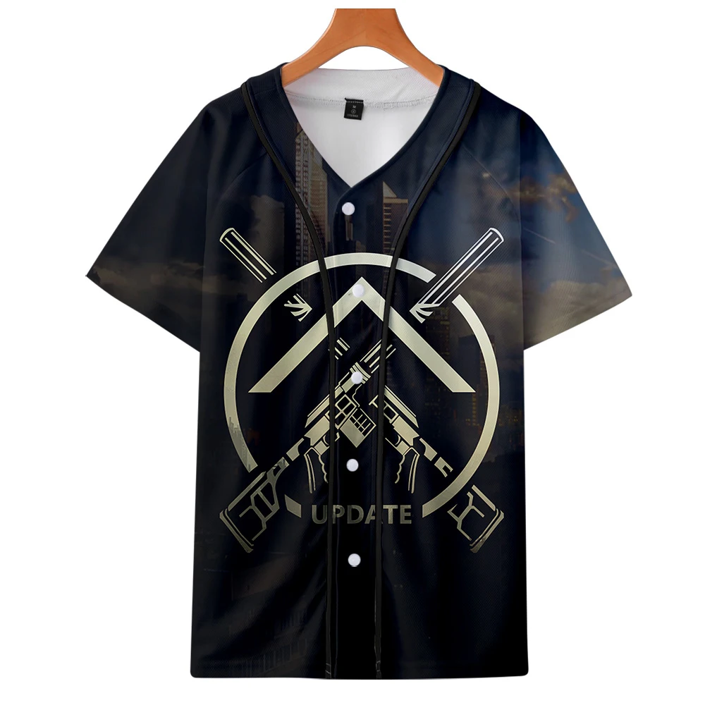 

Fashion HIP HOP Tarkov Game style baseball Women/ men summer short sleeve new trend casual baseball short-sleeved T-shirt