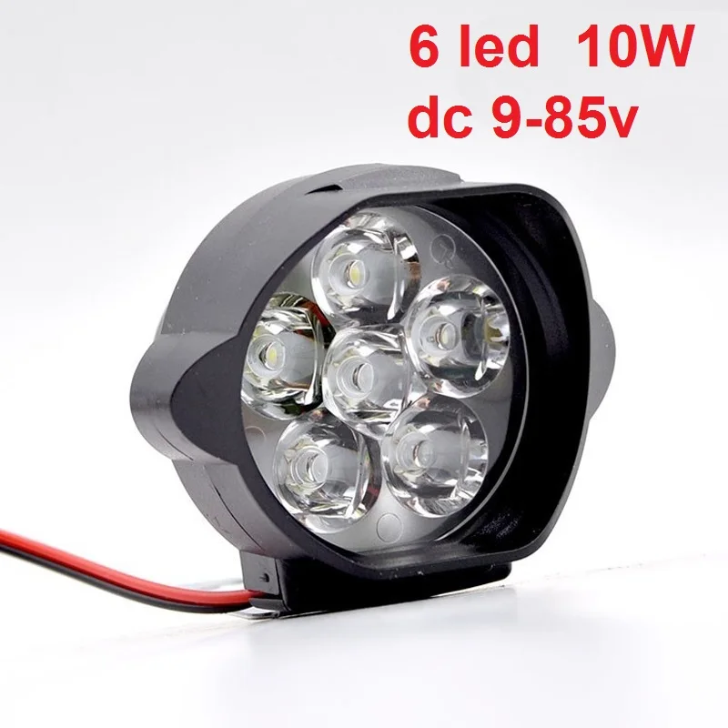 48v 60v 72v 84v Electric bike Scooter Motorcycle led Front Head light Powerful Ebike led driving Spotlight Wide Voltage 9-85v dc motorcycle led lights