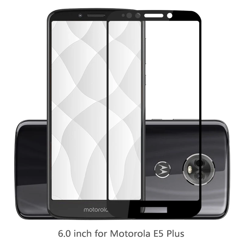 

For Motorola E5 Plus Screen Protector Tempered Glass For Motorola E5 Plus Full Cover Screen Protector Phone Film Tempered Glass