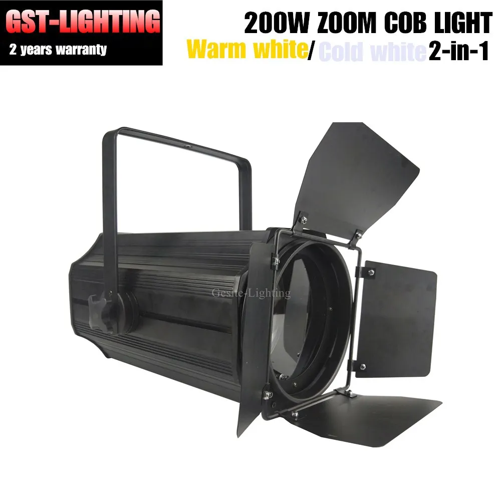 6 шт./лот сценический свет dmx led par 200 Вт COB ZOOM wash черный с масштабированием