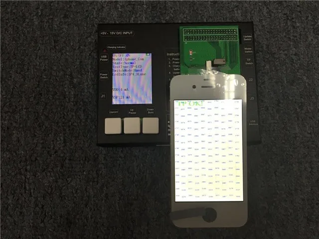 Новейший 2 в 1 ЖК-сенсорный тестер для экрана рамка машина коробка Встроенный перезаряжаемый+ 4 шт. испытательная плата для iPhone 6 S 4,7 5,5 6 S PLUS