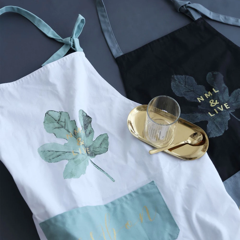 Lady Women Adjustable Cotton Linen High-grade Kitchen Apron For cooking aprons for woman washing aprons for woman cadeau homme (11)