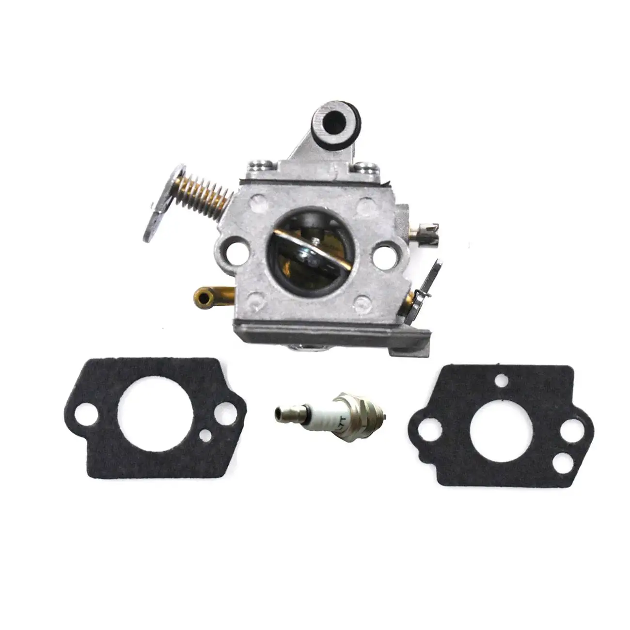 Carburetor & 2*Gasket & spark plug For STIHL 017 MS170 018 MS180
