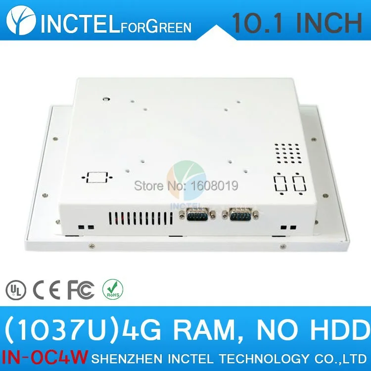 

2015 new product White LED computer Touch screen All in one pc with White Color 1037u processor Windows linux 8G RAM ONLY