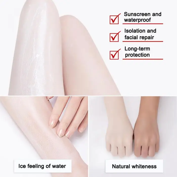 Sunscreen Protetor Sun Protection Whitening UV Radiation Body Sunblock Lotion Sunscreen Cream SPF11(acido hialuronico