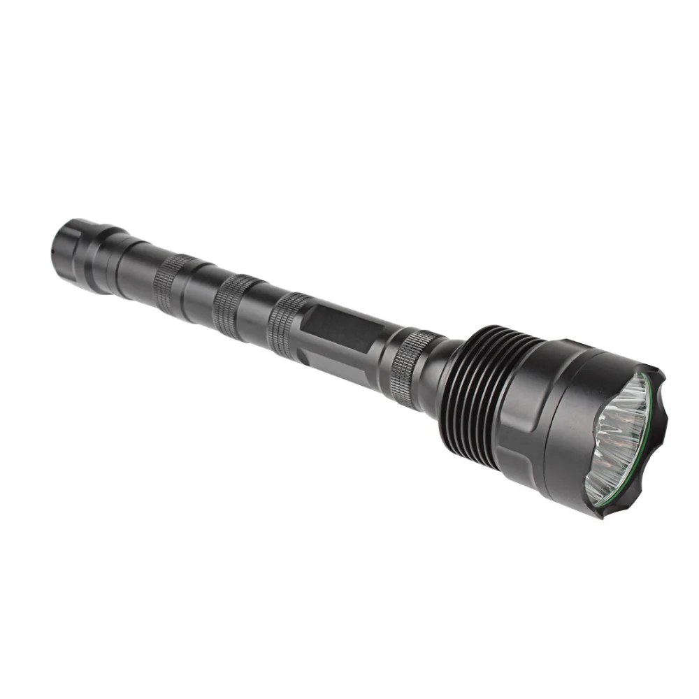 

28000 Lumen 11x XML T6 Super Flashlight Torch Lamp Light 5 Modes High > Middle > Low > Strobe > Sos