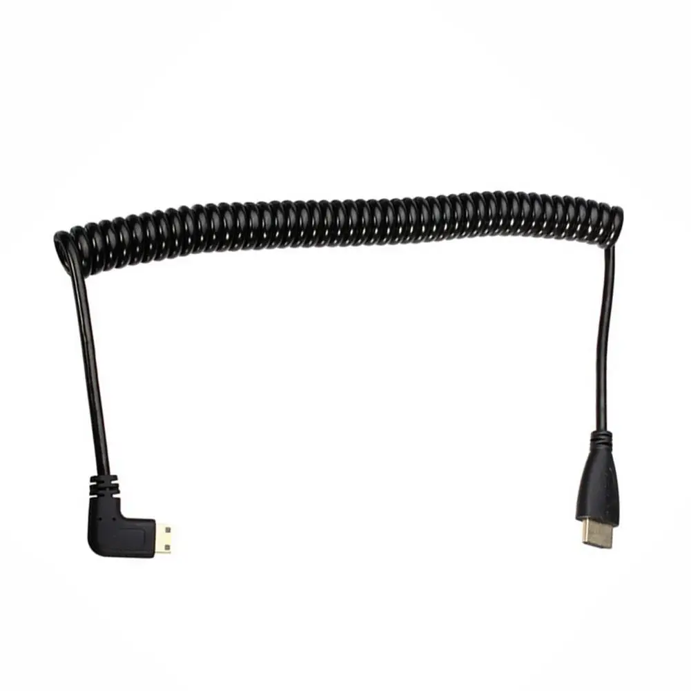 Весна HDMI кабель мини-удлинитель кабель Версия 1,4 HDMI к HDMI локоть Видео Аудио HD кабель для компьютера ТВ DVD