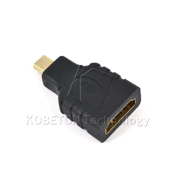 Kebidu 1 шт. позолоченный Переходник HDMI Тип женщина к Micro HDMI Тип D Мужской адаптер для HDTV камера т. д