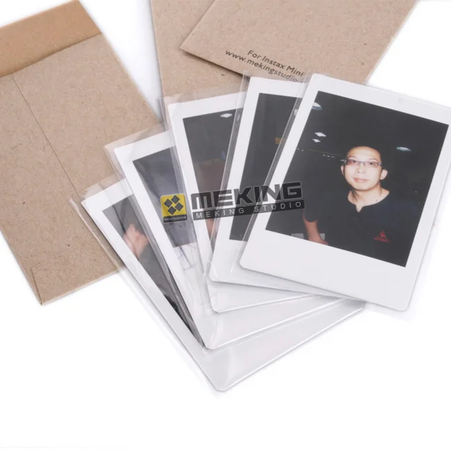 5588mm instax Photo Paper Protector for Fujifilm Mini Film Frame wood color Camera fast photographic (3)