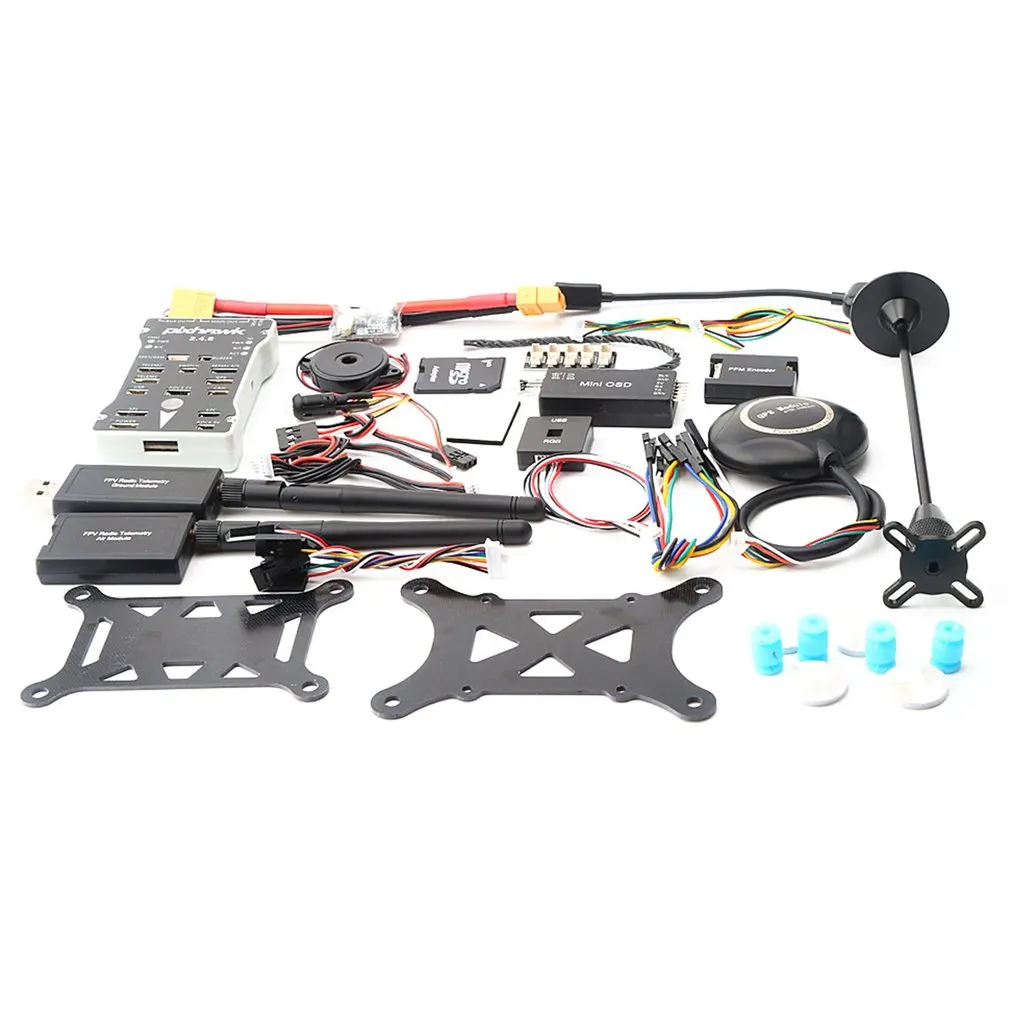 

Pixhawk PX4 PIX 2.4.8 500MW Flight Controller with Telemetry+M8N GPS+Mini OSD+PM+Safety Switch+Buzzer+PPM+I2C for RC Drone
