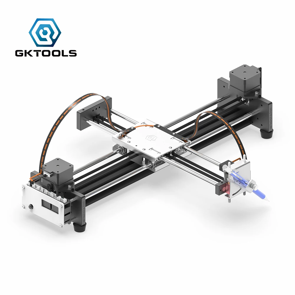 GKDraw X3 Pro DIY все металлические Corexy XY GRBL плоттер Drawbot машина для рисования набор букв робот ЧПУ пишущий Робот Игрушки