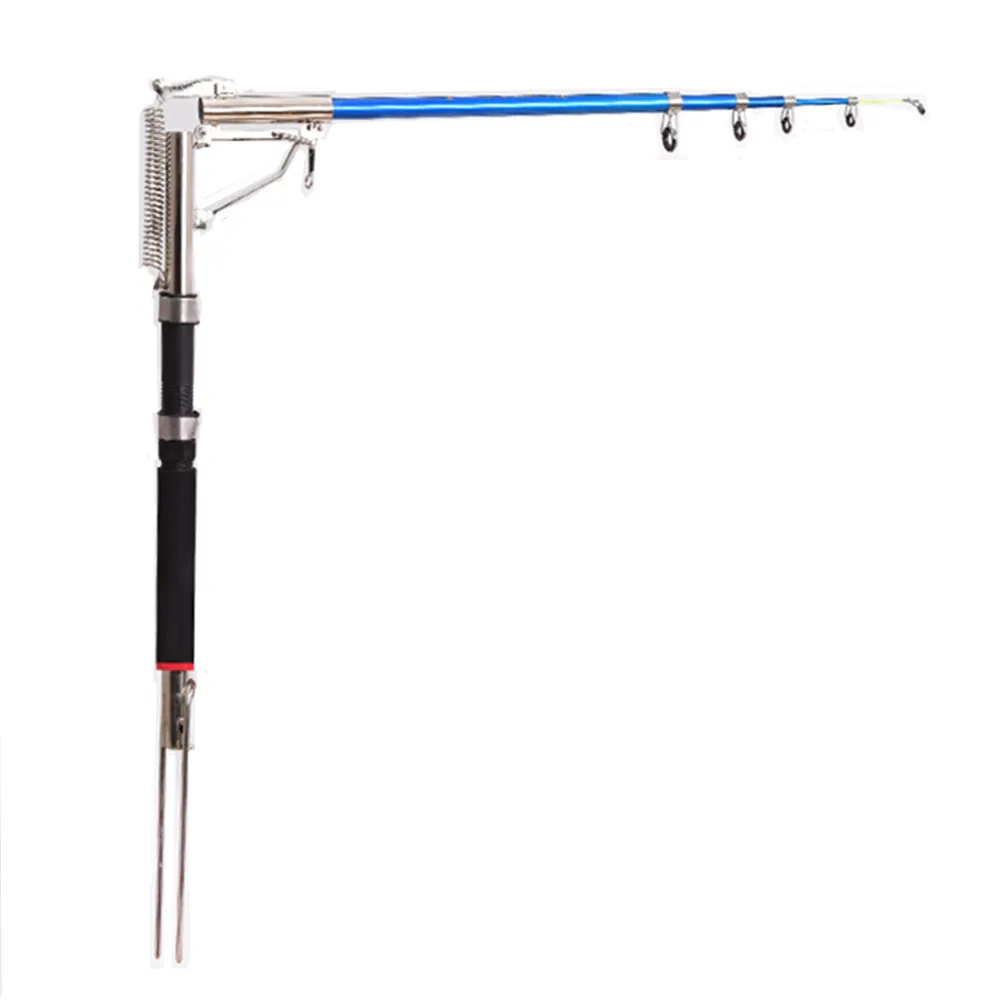 2.1m 2.4m 2.7m Automatic Fishing Rod Glass Fiber Telescopic Fish