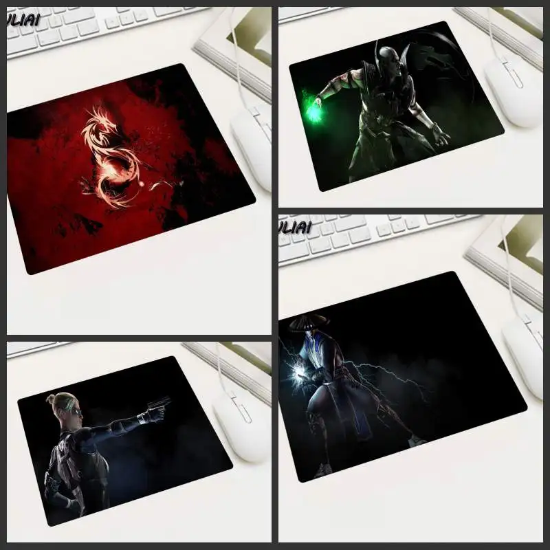 

XGZ High Quality Black Rubber Mousepad Player Computer Game Player Mouse Pad Speed Game Mouse Pads Gift Mat for mortal kombat
