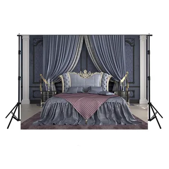 

Bedroom Photography Backdrops Family Backdrop For Photography Headboard Bed Background For Photo Studio Birthday Photocall Boda