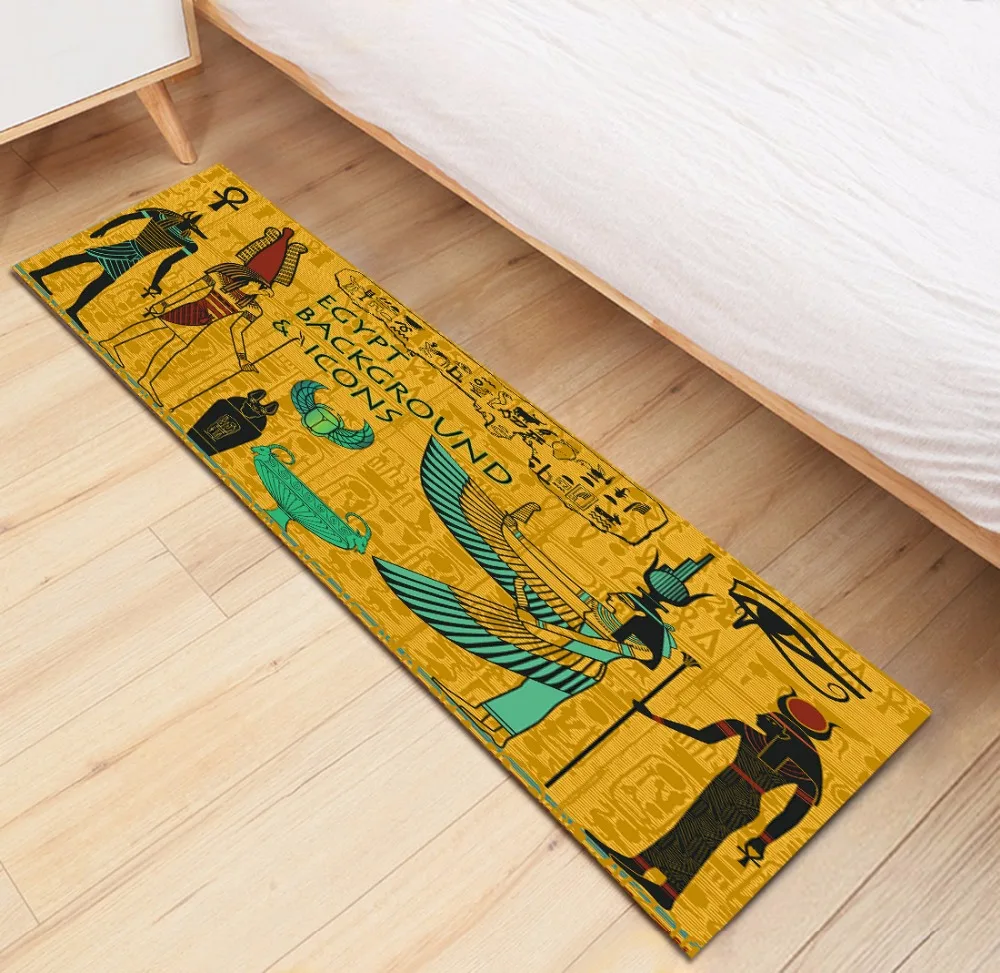 Древнего Египта и ковер для детей Детские домашние Гостиная большая Хрустальная бархат туалет для двери в спальню, на кухню напольные коврики для ванной