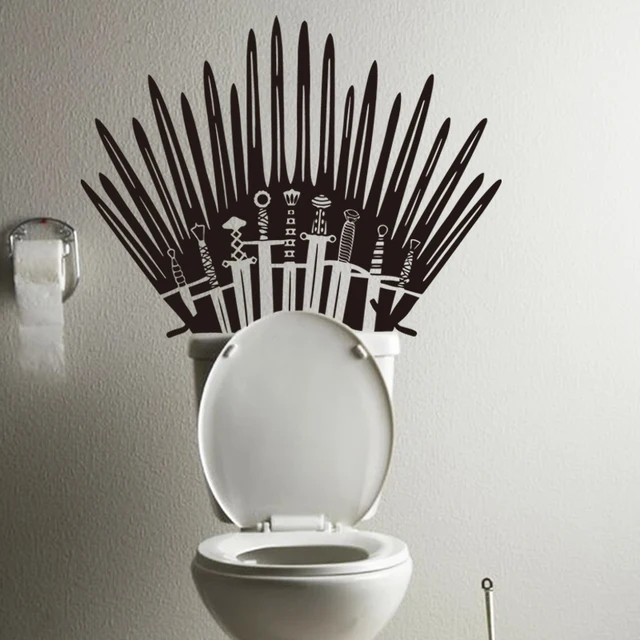 Aliexpress.com : Buy Art New Design toilet decor Vinyl
