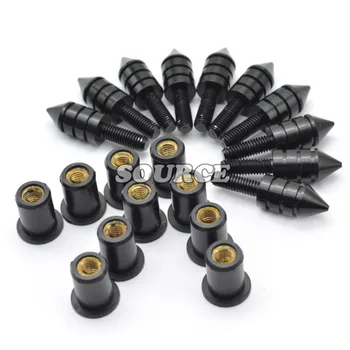 

Universal M5 Motorcycle Windshield Spike Bolts Screw Nuts Bolts For Moto Guzzi Stelvio 1200 NTX Triumph Tiger 800 KTM 125 EXC