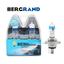 1 пара H4 9003 12 V 60/55 W P43t половина супер видения ультра автомобильных фар яркий галогенные лампы более видения жесткий Стекло