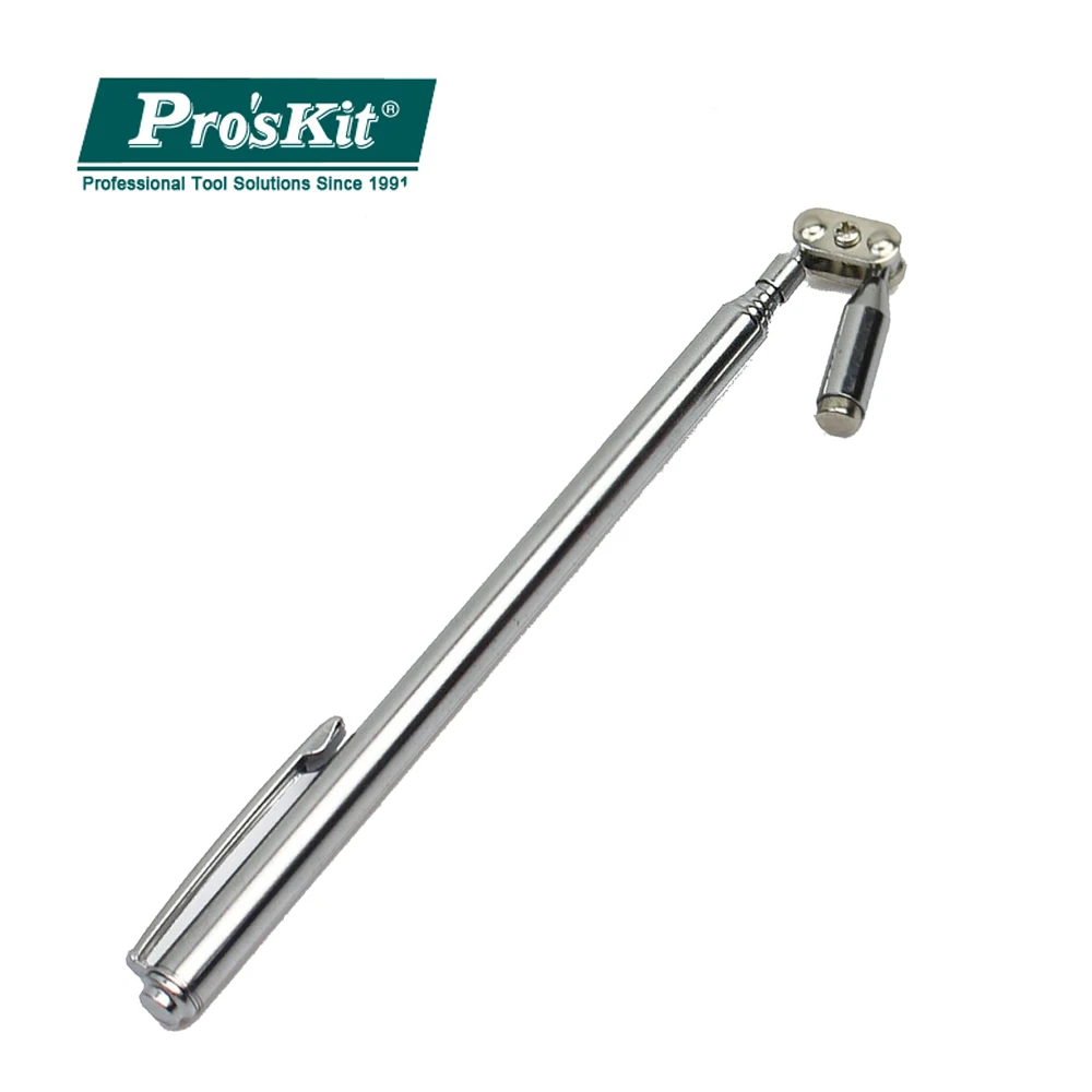

100% Original Pro'sKit MS-323 Strong Magnetic Pick Rod Portable Screw Magnetic Pick Up Rod Tool Stick Extending Magnet 1LB