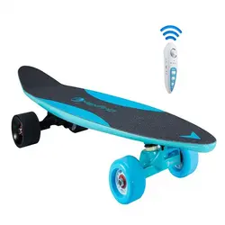 4 колеса электрический скейтборд электрический скутер с принтом «маленькие рыбки» скейтборд плата жизнеспособности 2,4G дистанционное