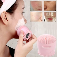 Осьминог Красота средство для нежной глубокой чистки и Очищающая щетка силикагель для чистки пилинг Инструменты для ухода за лицом красота уход за кожей 3 цвета