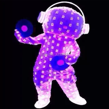 

RGB Colorful Led Flashing Luminous Light Up Costume Clothing Light Up David Guetta Led Robot Suits Party Stage Halloween