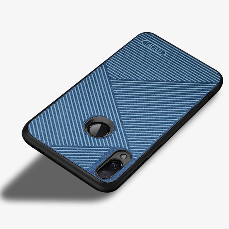 blue Для Xiaomi redmi note 7 Чехол защитный жидкий силиконовый Противоскользящий тканевый задний Чехол для телефона для redmi note 7 - Цвет: blue