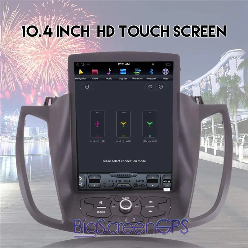 Top 10.4inch Android7 Tesla style Car DVD Player GPS Navi For Ford Kuga 2013-2017 Auto stereo headunit multimedia recoder car radio 3 Top 10.4inch Android7 Tesla style Car DVD Player GPS Navi For Ford Kuga 2013-2017 Auto stereo headunit multimedia recoder car radio 3