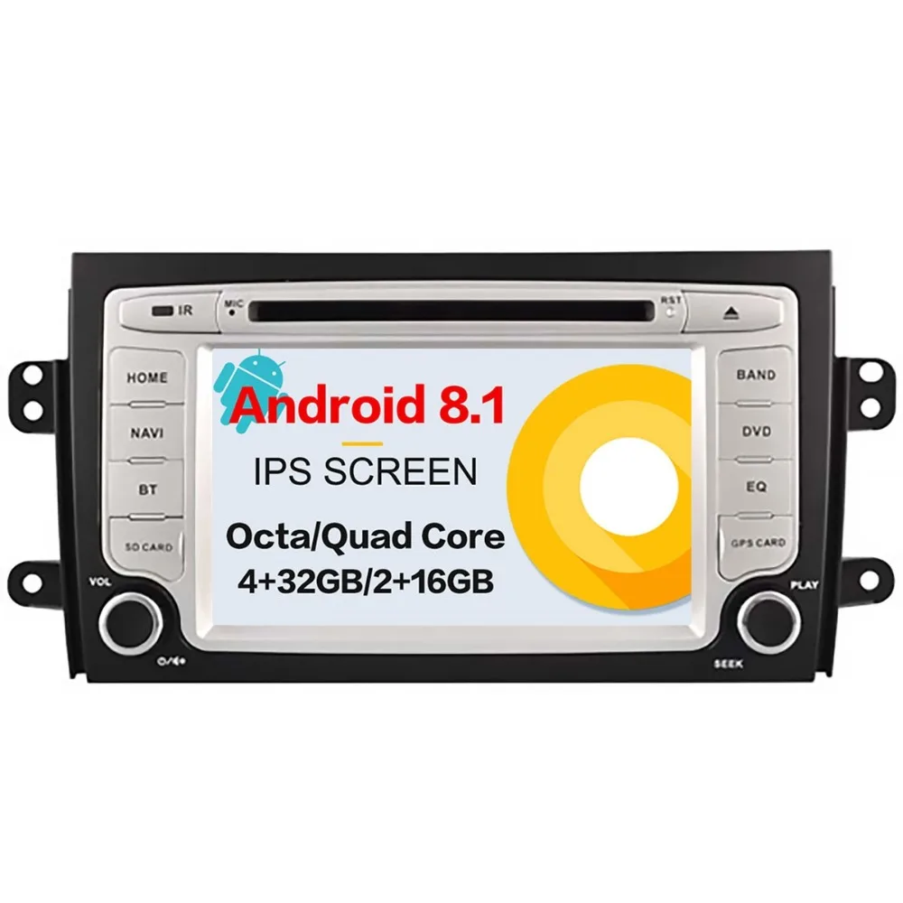 

Android 8.0 Car CD DVD player GPS navigation for Suzuki SX4 2006-2012 headunit multimedia Auto stereo Car radio player recorder