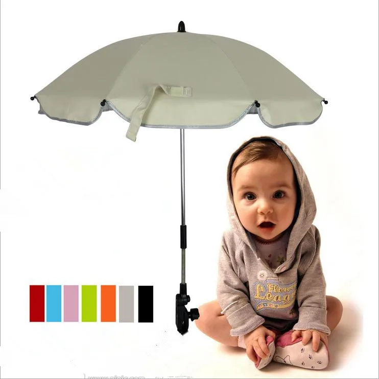 Top Quality Arbitrary Bending Baby font b Stroller b font Umbrella Folding Waterproof Sunshade Kid Rain