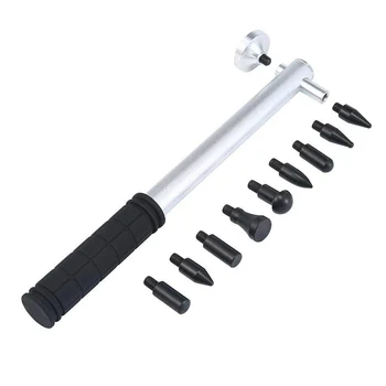 

Auto Dent Repair Hammer DIY Knockdown Hammer for Car Hail Damage Dent Repair (9pcs Head)