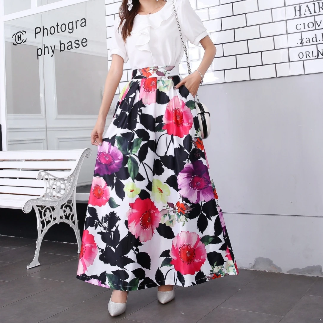olive green long skirts