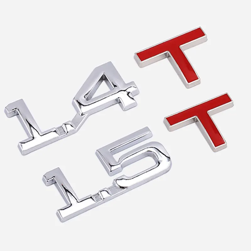 Автомобильный 3D металла 1,6 T 1,8 T 2,2 T 2,5 T 3,0 T Логотип Стикеры эмблемы наклейки на авто хвост Стикеры для BMW Mercedes Ford Audi Toyota Honda