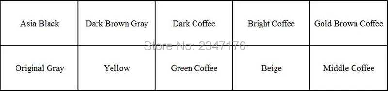 PCD pigment 10 colors