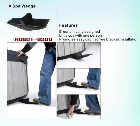 Hot Tub Suppliers hot tub lifter Hardware spa Wedge Easy to lift spa
