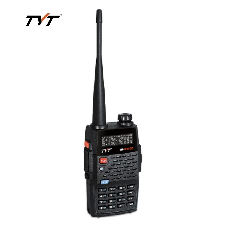 TYT UV-F9D ham Walkie Talkie многосегментная 134~ 174Mhz& 350~ 399Mhz& 400~ 480Mhz большой дисплей 5W портативная рация