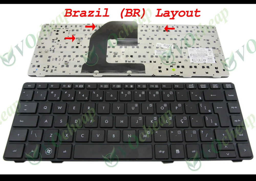 

New keyboard for HP 8460P 8470B 8460W 6460B 8470 8470P 6470 BRAZIL/Spanish/RUSSIAN /Deutsch German/US/UK/FRENCH/SWEDISH/DANISH