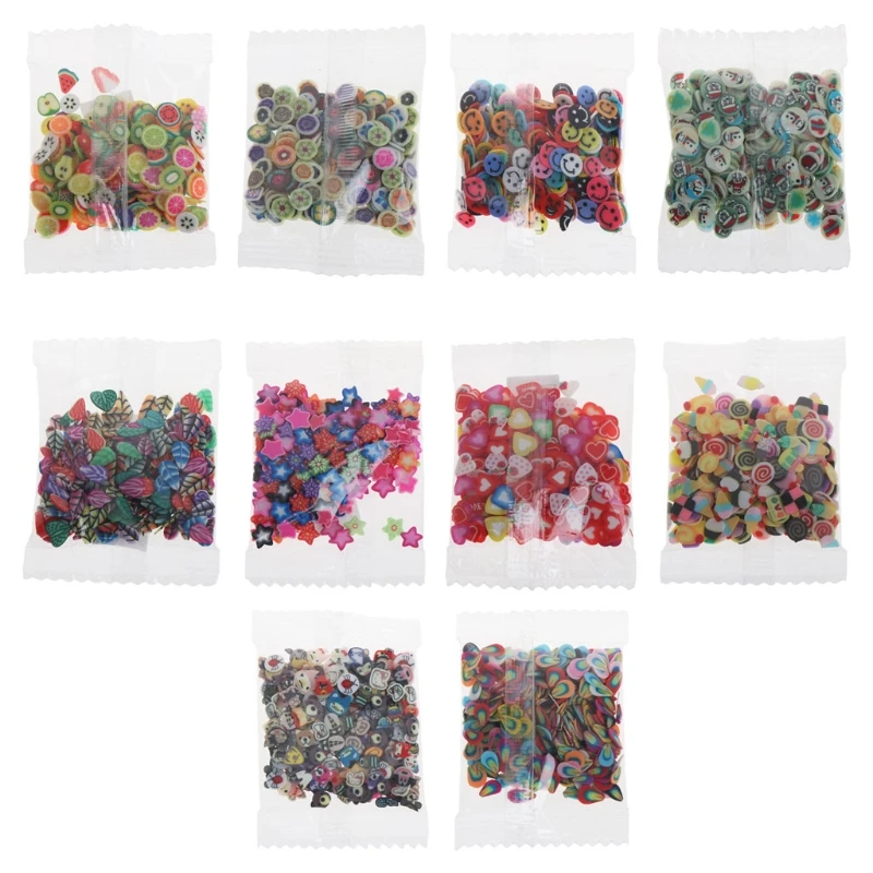 

10 Styles Polymer Clay Toy DIY Slime Accessories Decor Jelly Mud Hand Gum #0713