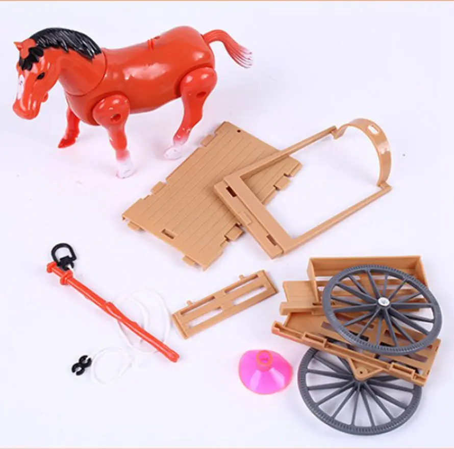 Робот игрушечная лошадь бегущая ходьба электронная пони ПЭТ тянет коляску вокруг электрическая игрушечная лошадь для мальчиков детские подарки на день рождения