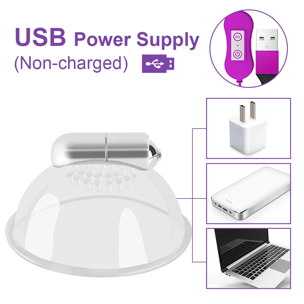 Beilile вибратор для сосков женщин USB присоска массажер груди игрушки интимные