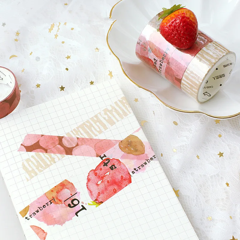 

"Sweet Cakes" 3 Rolls Pack Masking Tapes Washi Tapes Beautiful Cute Scrapbooking Tape Craft Decor Gift Wrap Tape