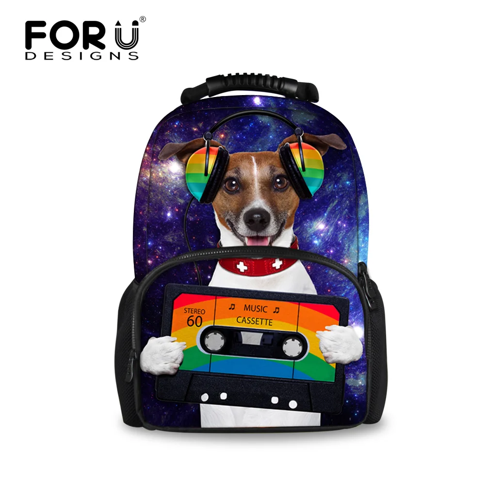 

FORUDESIGNS Casual Women Backpack Cute Dog Cat Travel Rucksack School Bag for Teenagers Girls Children Bagpack Sac A Dos Mochila
