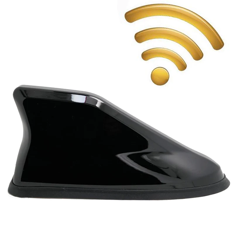 

1pcs Rubber Skirt Decoration Car Shark Fin Antenna Radio Signal for Ford Kuga Nissan Qashqai Toyota Rav4 Opel Mokka Car Styling