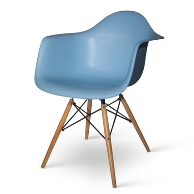Гостиная Мебель для Дома Стол Случайные Пластиковый Стул Отдыха, Кресла-Качалки Современная Мода Спальня Простой Современный - Цвет: Blue