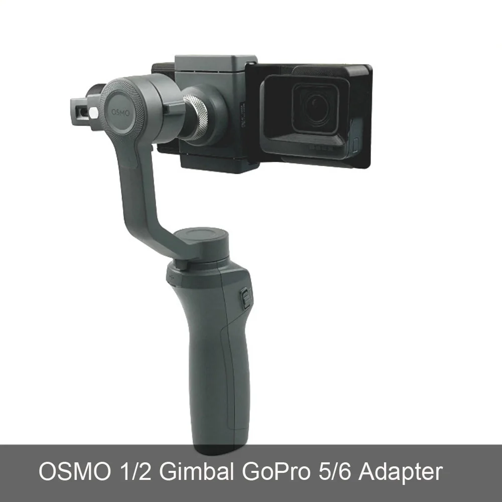 

New Arrival 3D print GoPro Hero5/6 Camera Mounting Adapter with Sunhood for OSMO MOBILE Handheld Gimbal Accessories