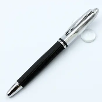 

New Old Stock Fuliwen Black Line Fountain Pen Ink Pen M Nib Converter Pen Stationery Office school supplies penna stilografica