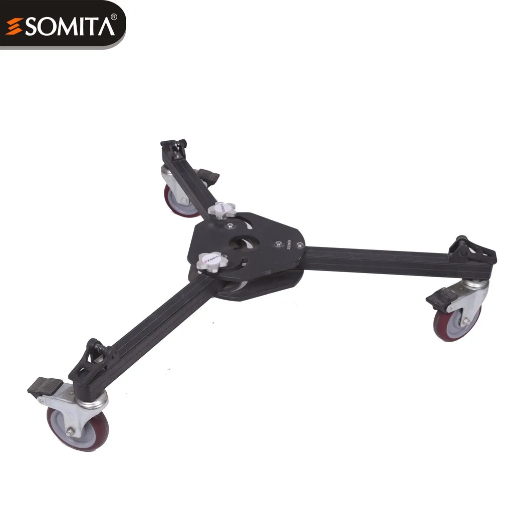 

St-302 heavy duty tripod dolly wheel professional tripod pulley photography accessories photographic tripod CD50