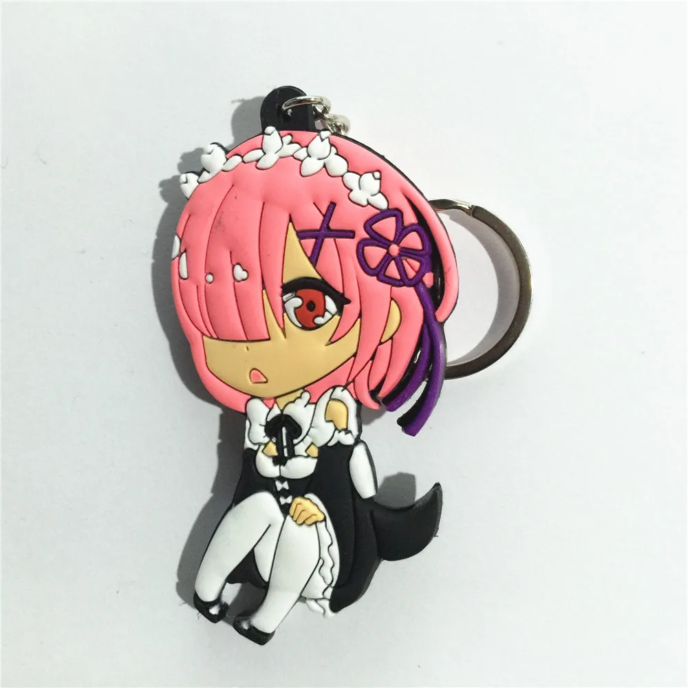 Брелок Rem Ram Natsuki Subaru Puck beатрис Войлок аниме Re:Zero kara Hajimeru Isekai Seikatsu резиновый